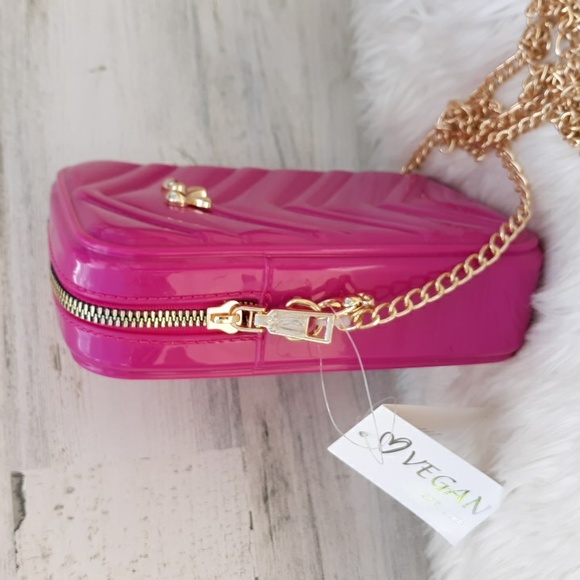 NWT VEGAN EST. 2005 JELLY CROSSBODY BOX BAG - Picture 5 of 9